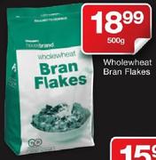 Housebrand Wholewheat Bran Flakes-500g