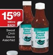 Sweet Chilly Sauce Assorted-500ml Each