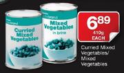 Curried Mixed Vegetables/Mixed Vegetables-410g Each