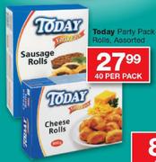 Today Party Pack Rolls Assorted-40 Per Pack