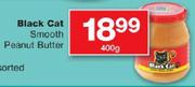Black Cat Smooth Peanut Butter-400G
