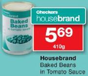Housebrand Baked Beans In Tomato Sauce-410G