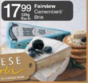 Fairview Camembert/Brie-125G Each