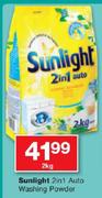 Sunlight 2 In 1 Auto Washing Powder-2Kg