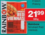 Rainbow Smoked Red Viennas-500G