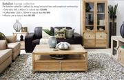 Battalion Lounge Collection Side Table 500 x 400mm In Natural Stain