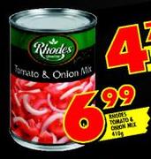 Rhodes Tomato & Onion Mix-410gm