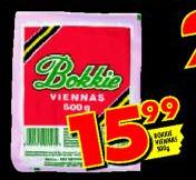 Bokkie Viennas-500g