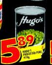 Hugo's Processed Peas 410g