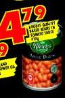 Rmozers Quality Baked Beans In Tomato Sauce 410g