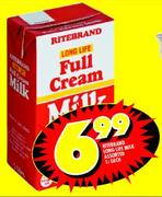 Ritebrand Long Life Milk Assorted-1L Each