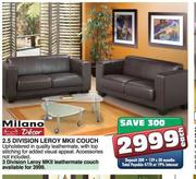 Milano Decor 2.5 Division Leroy MKII Couch-each