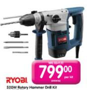 Ryobi Rotary Hammer Drill Kit-520W