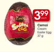 Cemoi Cream Easter Egg-37g Each