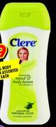 Clere Hand & Body Lotion Assorted -400ml Each