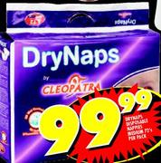 Drynaps Disposable Nappies Medium 72's Per pack