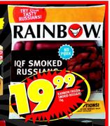 Rainbow Frozen Smoked Russians-1kg