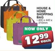 House & Home Shopping Bag 400x40Dx210mm Each