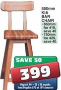 Kia Bar Chair-550mm