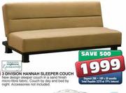 Exclusively 3 Division Hananah Sleeper Couch