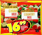 Pot o'Gold Bevrore Chunky Mix/Country Mix Groente-1kg