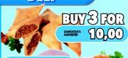 Samoosa's Assorted-3's
