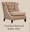 Crawford Diamond Button Chair 