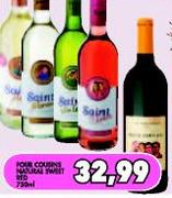 Four Cousins Natural Sweet Red-750ml