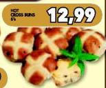  Hot Cross Buns-6's