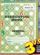 A4 Accounting Journal-72 Page