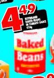 Ritebrand Baked Beans In Tomato Sauce-410g