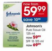 Johnson's Pure Tissue Oil-125Ml