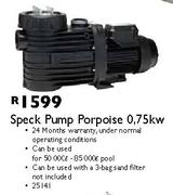Speck Pump Porpoise 0.75kw