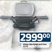 Weber Gas Braai and Cart (Q200)