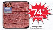 PnP Thick Bulk Grabouw Boerewors-Per Kg