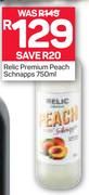 Relic Premium Peach Schnapps-750ml