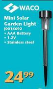 Waco Mini Solar Garden Light JOO16692