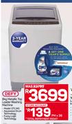 Defy 8Kg Metallic Top Loader  Washing Machine DTL145