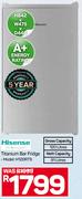 Hisense 120Ltr Titanium Bar Fridge H120RTS