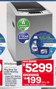 Whirlpool 16Kg Silver Top Loader Washing Machine WTL 1600 SL