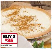 Pnp Milk Tart-For 2