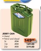 Metal Jerry Can-10Ltr