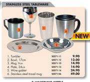 Stainless Steel Plate-24cm