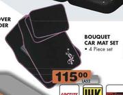 Bouquet Car Mat Set-4 piece