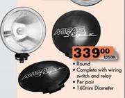 Driving Lights-160mm -Per Pair