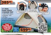 3-4 Man,Flash Touch 4 Ranger Tent