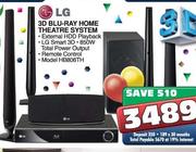 LG 3D Blue Ray Home Theatre System (HB808TH)