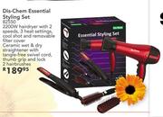 Dischem Essential Styling Set-2200W