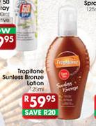 Tropitone Sunless Bronze Lotion-125ml