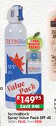 TechniBlock Spray Value Pack SPF 40-340ml + 75ml Free